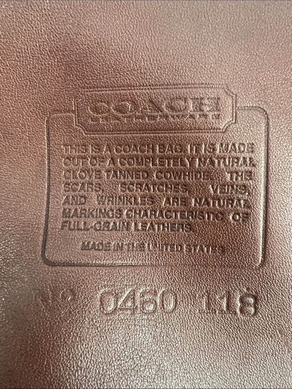 Coach vintage monterey